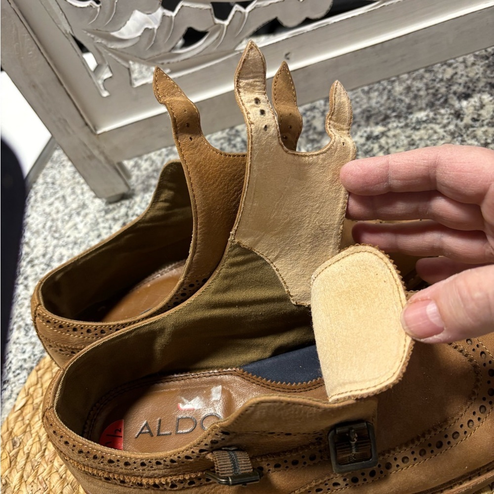 Aldo Men's Brown Brogue Oxfords - Picture 11 of 13
